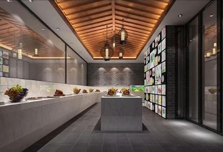 Restaurant. Yijia Huafu Hotel