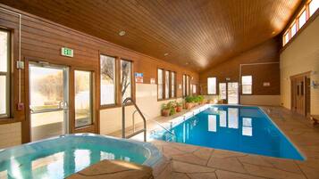 Indoor pool, a heated pool