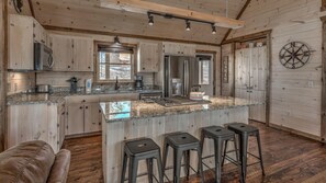 House, 3 Bedrooms | Private kitchen - Wolfs Den II by Escape to Blue Ridge (Blue Ridge)
