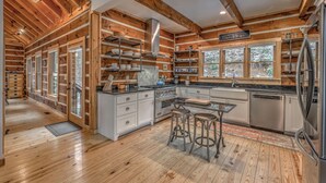 House, 3 Bedrooms | Private kitchen - Mountain Serenity by Escape to Blue Ridge (Epworth)