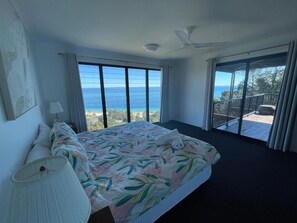 4 bedrooms, iron/ironing board, travel cot