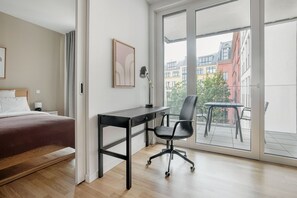 1 chambre, fer et planche Ă repasser, Wi-Fi, draps fournis