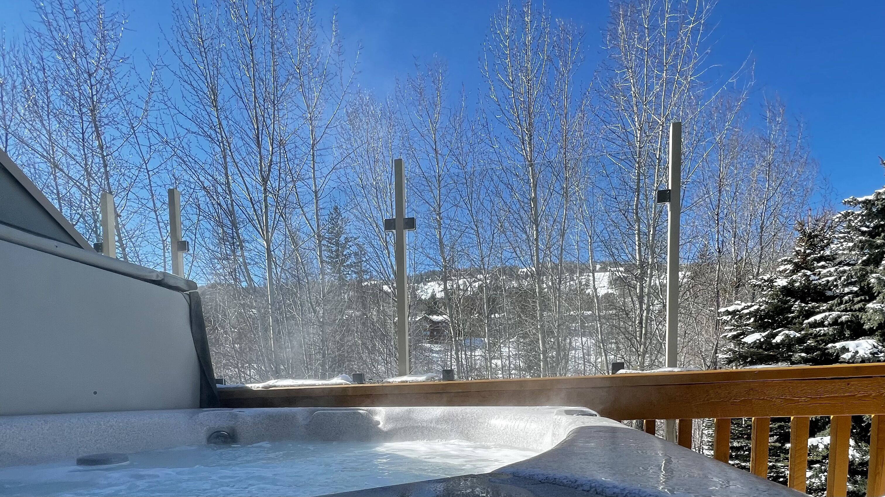 Bain à remous extérieur