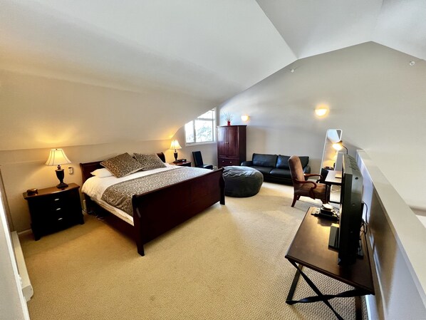 3 chambres, bureau, fer et planche à repasser, lit parapluie