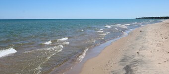 Lake Huron Cottage with Private Sandy Beach