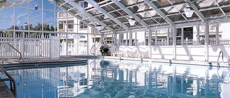 Indoor pool, outdoor pool