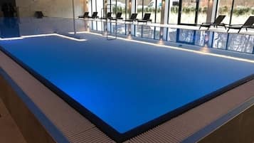 Indoor pool, a heated pool