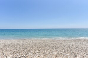 On the beach