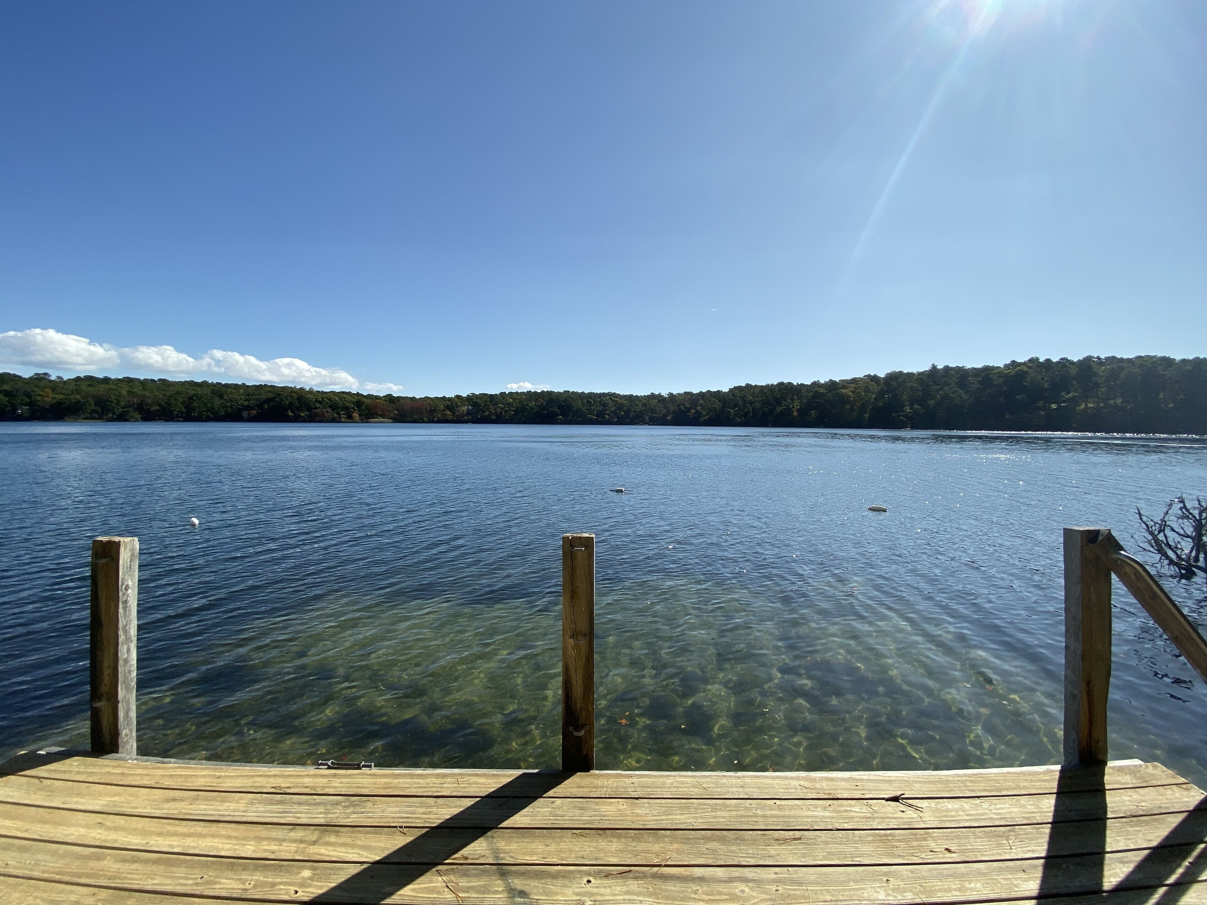 Water Views and Dock on Sheep Pond with A/C.