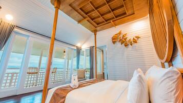 Ocean Bungalow Suite | 1 多间卧室、办公桌、免费 WiFi、床单