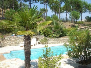 Outdoor pool - Campoussin vacation home (Montfrin)