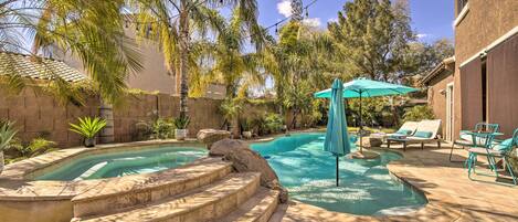 Una piscina climatizada