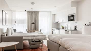 Monolocale Standard (Sofa Bed) | 2 camere, ferro/asse da stiro, Wi-Fi gratuito, lenzuola