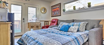 Central Elmont Studio w/ Great Outdoor Space!