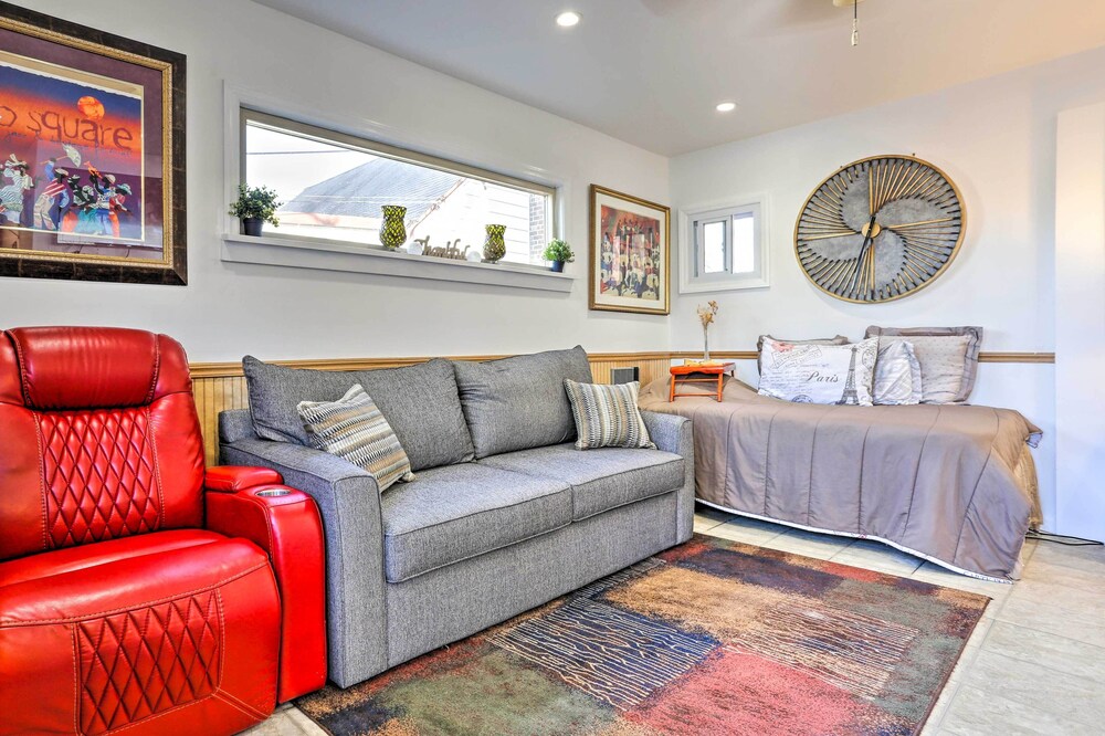 Central Elmont Studio w/ Great Outdoor Space!