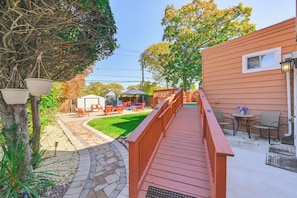 Terrace/patio - Central Elmont Studio w/ Great Outdoor Space! (Elmont)