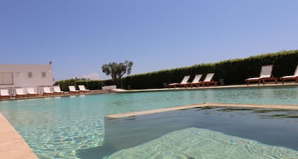 Apartment "Casa Vacanza Locorotondo Otranto" with Garden, Shared Pool & Wi-Fi