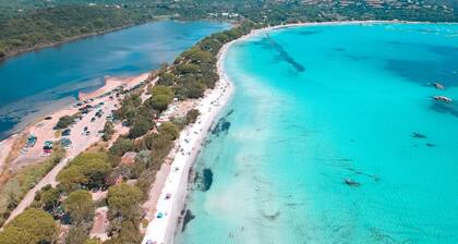 Mini-Villa 2P, Terrasse, Jardin, à 50m Plage Santa-Giulia, Porto-Vecchio