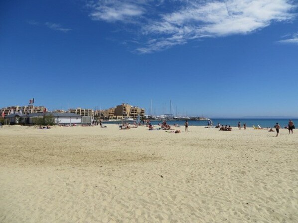 On the beach