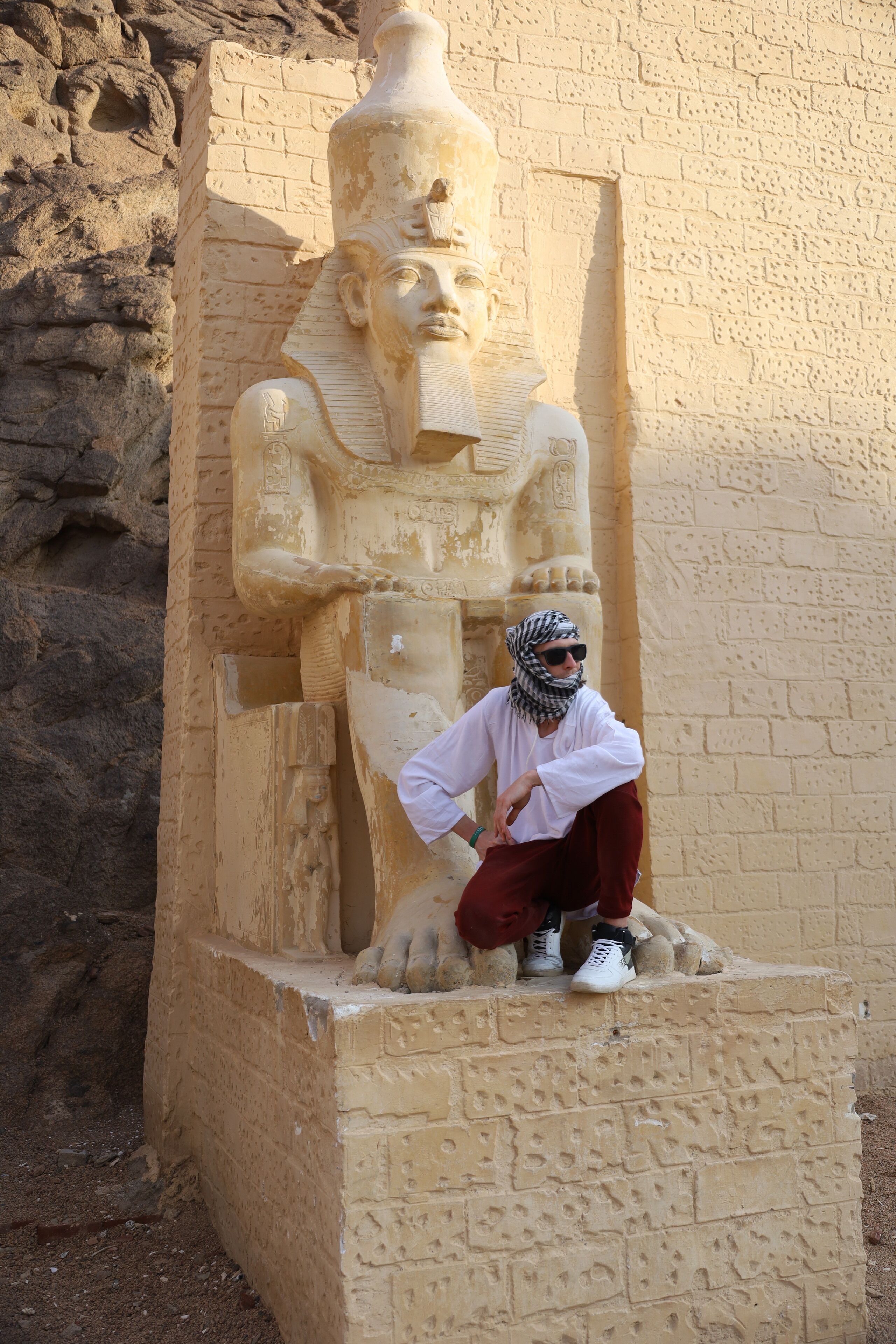 Foto - Pyramids moon View Giza Cairo