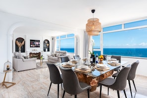 Presidential Penthouse, 2 Bedrooms, Sea View, Beachfront | Living area | 55-inch Smart TV with satellite channels, TV - Ocean Vistas 24 (Puerto de la Cruz)