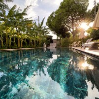 Seasonal outdoor pool