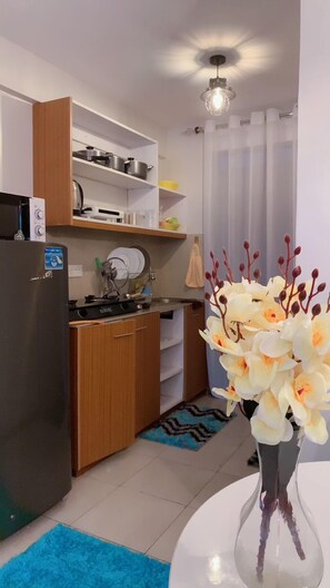 Leilighet – business | Eget kjøkken | Kjøleskap, mikrobølgeovn, vannkoker og brødrister