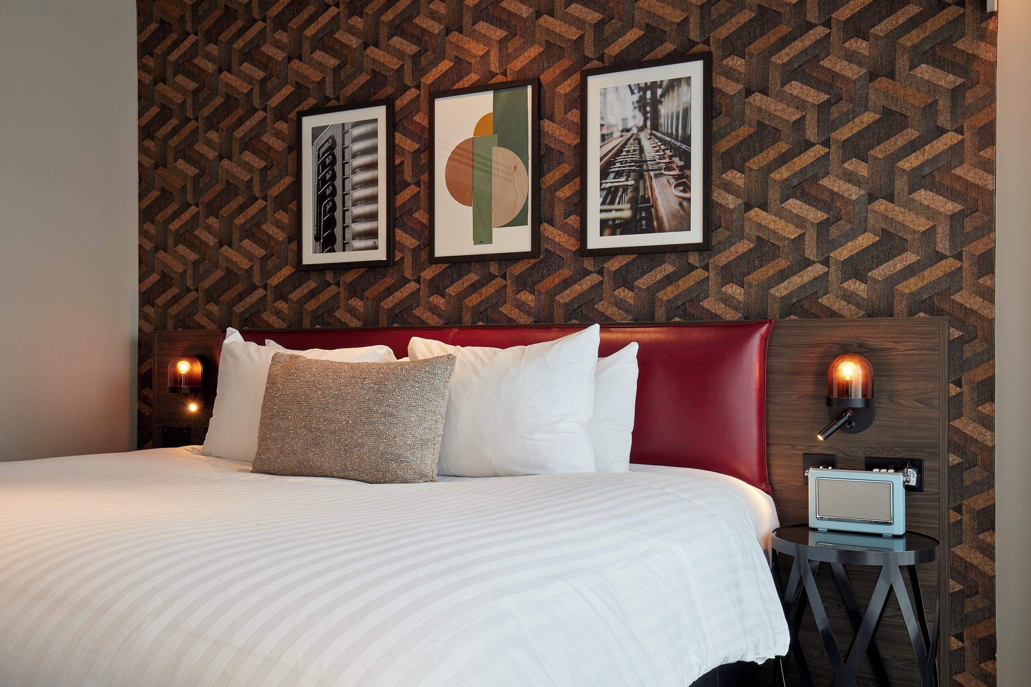 Egyptian cotton sheets, premium bedding, pillowtop beds, in-room safe