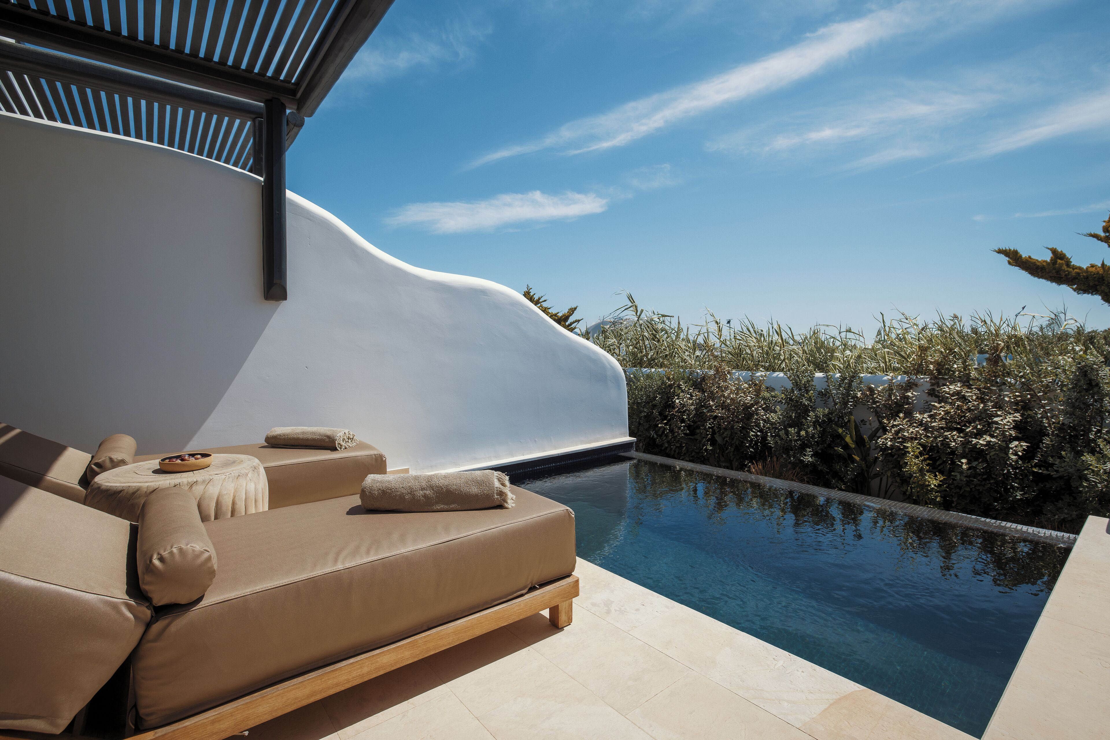superior room, private pool | terrace/patio