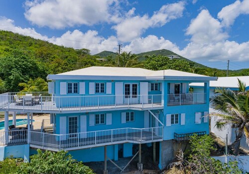 Cliffside at Cane Bay - 3 bed/ 4 bath seaside home with private pool.