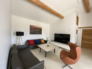 TV, table football, ping pong, books