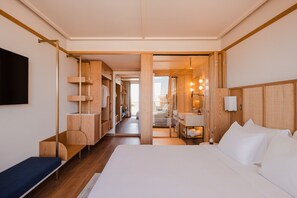 Garden View with Balcony | Minibar, in-room safe, desk, soundproofing - Aethos Ericeira (Mafra)