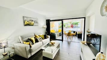 Smart TV, books, stereo, computer monitors