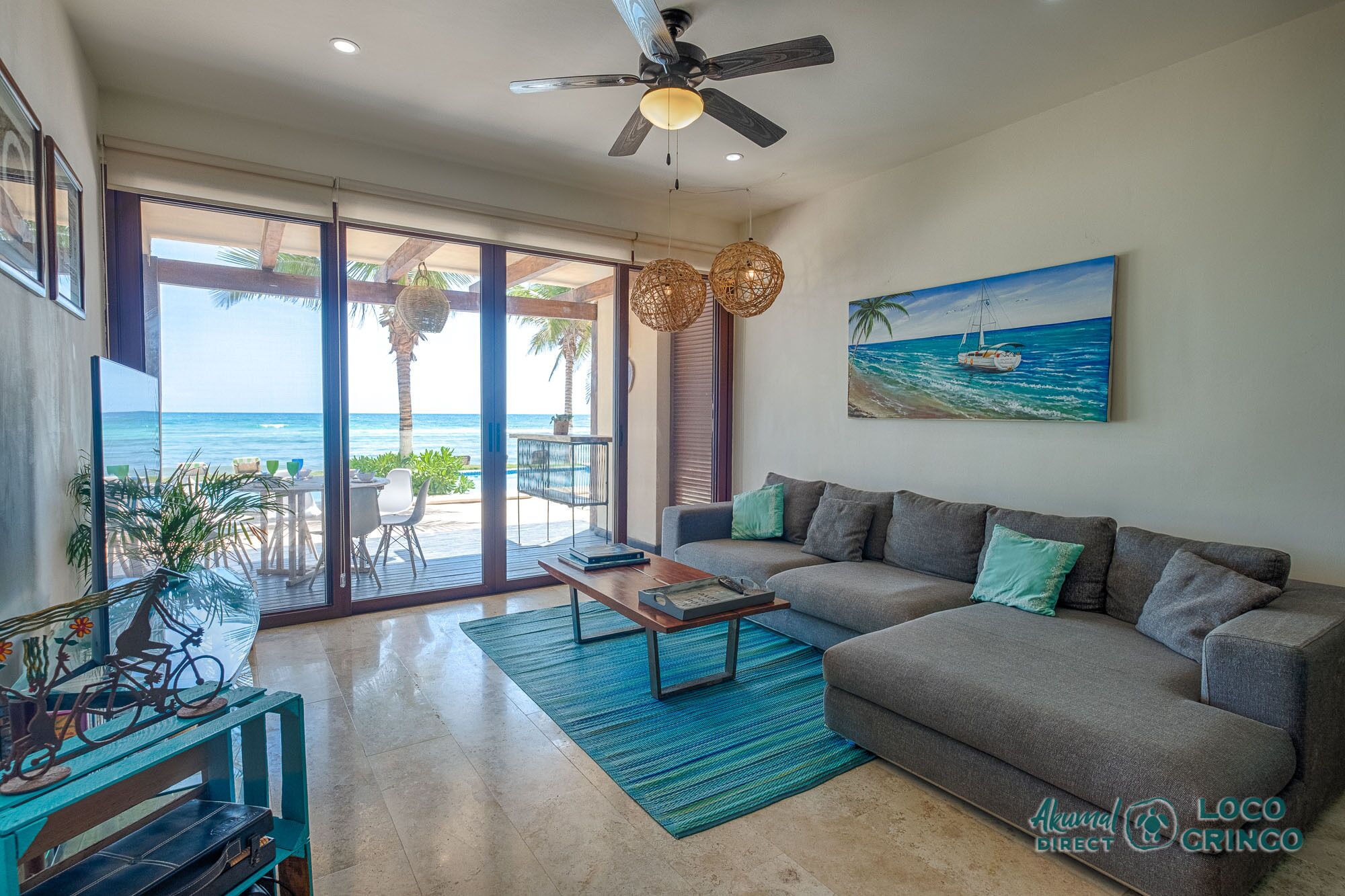 Elegant 2 Bedroom Suite w/Beachfront Poolside Deck