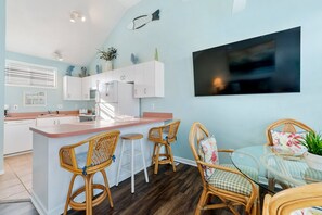 Fridge, microwave, oven, stovetop - For The Halibut: Pet-friendly Condo less than 500 ft. to the beach! (Corolla)