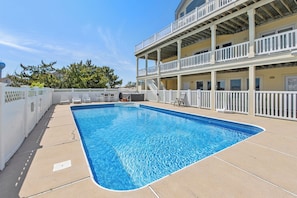 A heated pool - Wine Down: Awesome ocean views from the many decks where you can sig, relax and (Corolla)