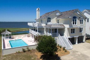Exterior - Sunsets Forever: Soundfront, Private Pool, Hot Tub (Nags Head)