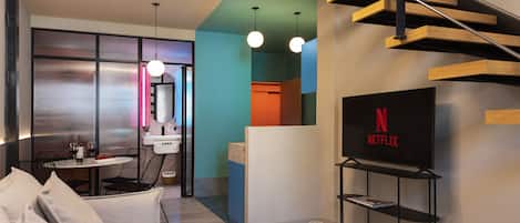 City Duplex, 1 Bedroom, Terrace, City View | 1 bedroom, laptop workspace, free WiFi