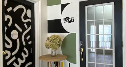 2 BR Loft - Walk to Farmers Market -Cafes -Breweries - Arts & Entertain District