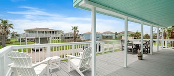 Beach Bungalow with Large Deck, Steps to Beach
