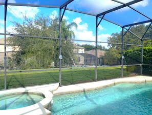 A heated pool - Beautiful Disney's pool villa (Davenport)