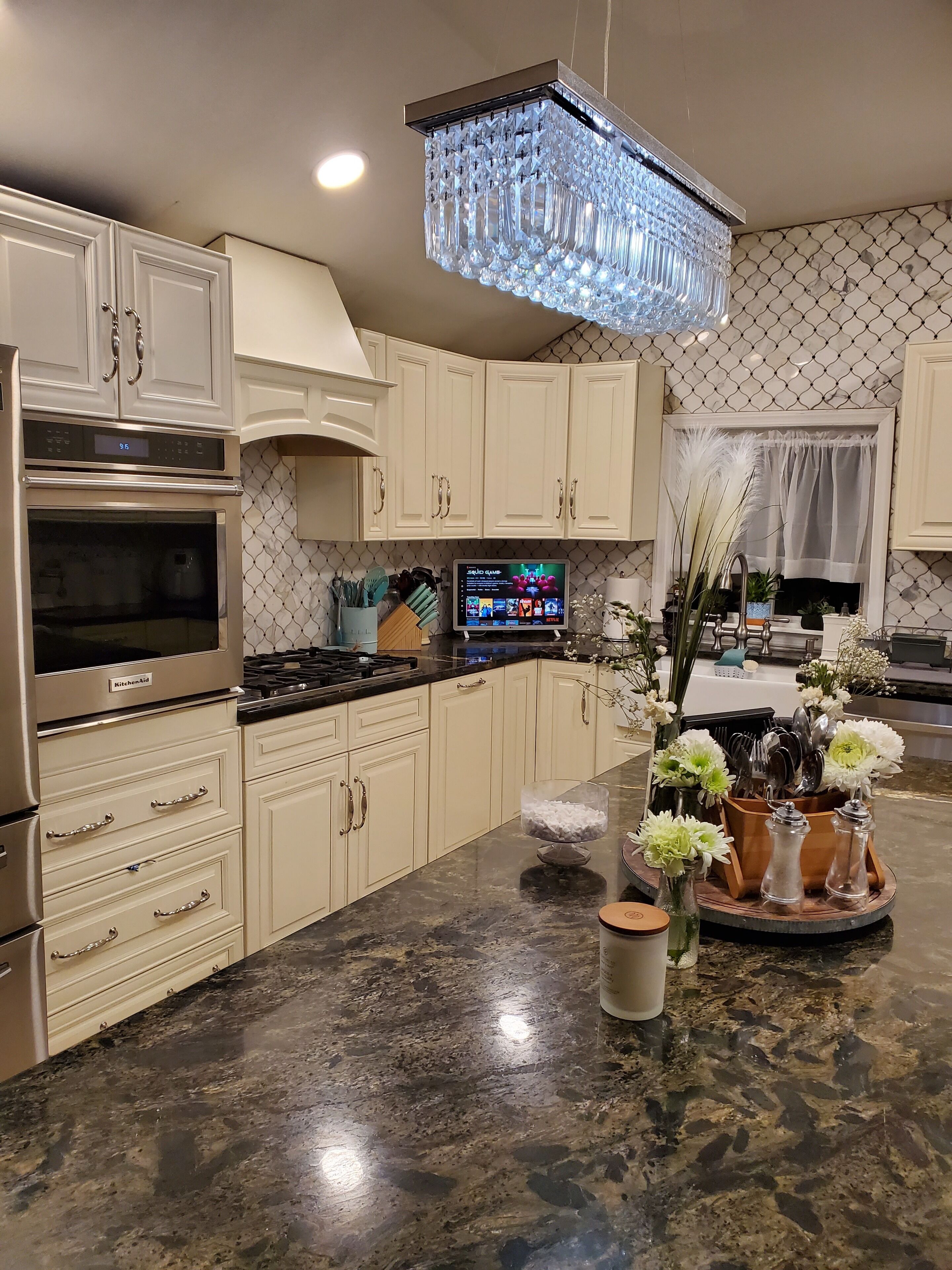 cheerful residential home with gorgeous mountain lake view