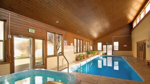 Indoor pool, a heated pool - Fort Marcy 24 | Walk to Plaza | Kiva Fireplace | Full Kitchen | Hot Tub | Pool | 2 Levels (Santa Fe)