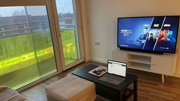 Apartment, 1 Queen-Bett | Wohnzimmer