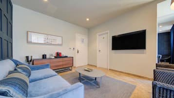 Habitación ejecutiva | Zona de estar | Una televisión de pantalla plana