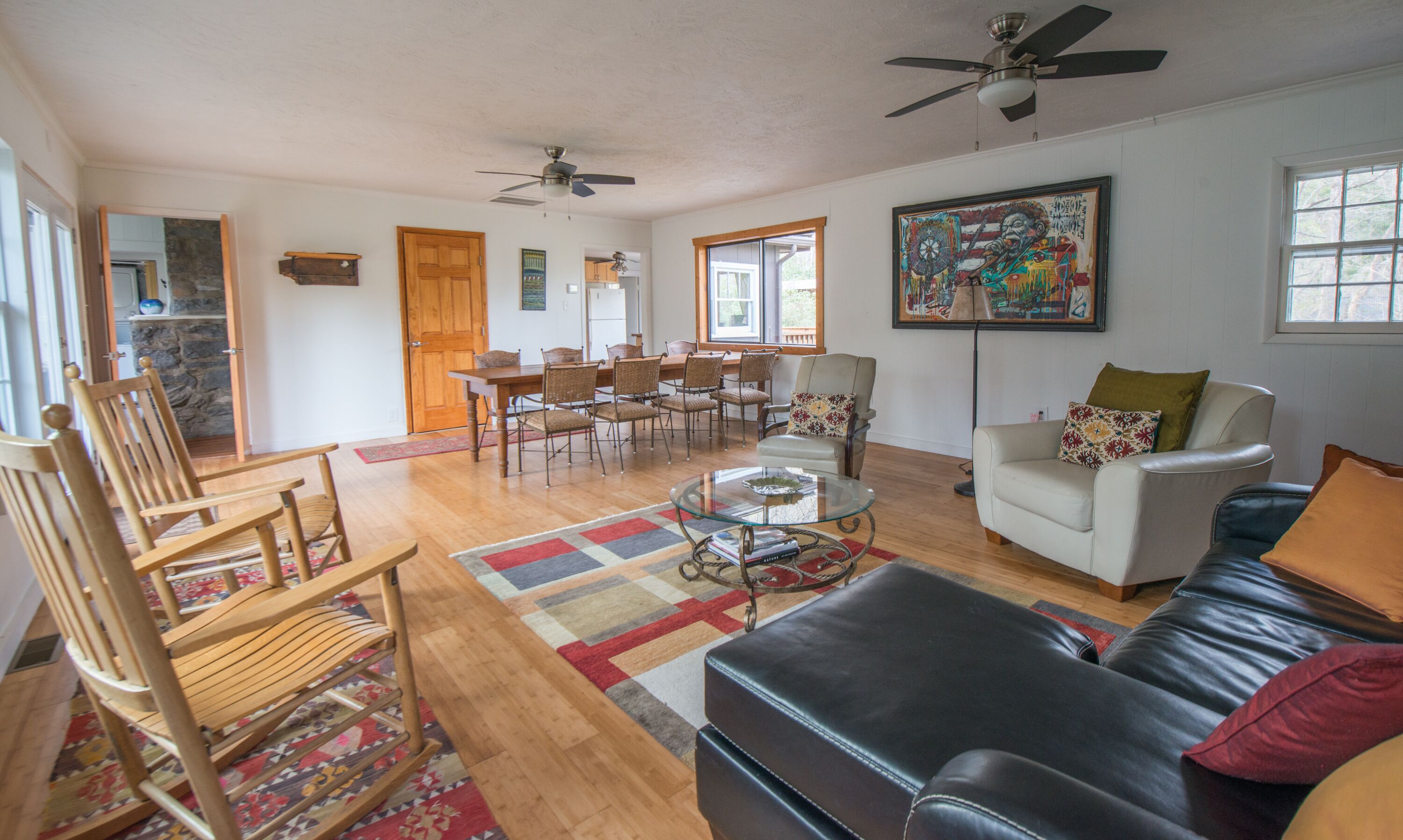 An original Black Mountain College cottage in a private wooded property
