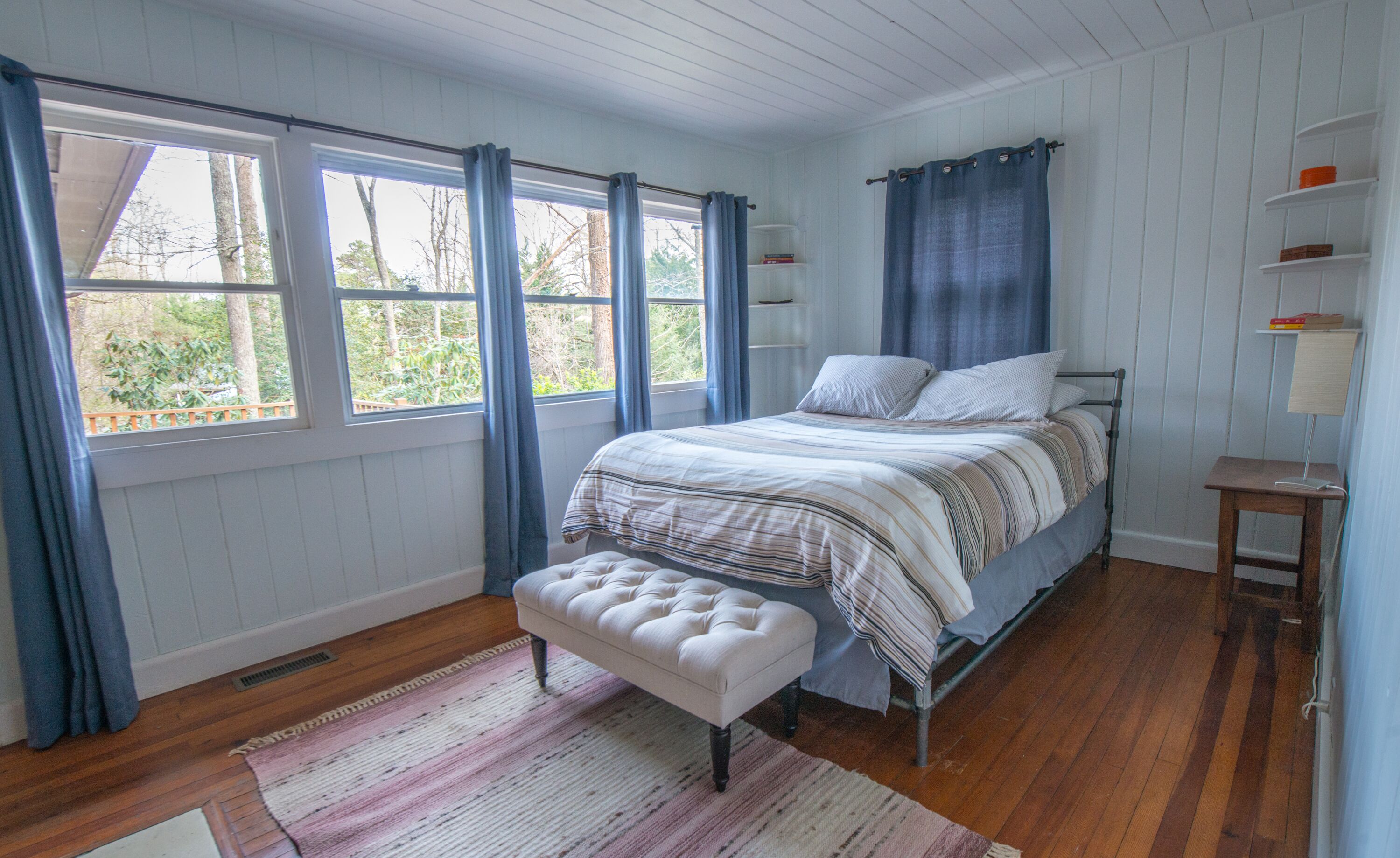 An original Black Mountain College cottage in a private wooded property