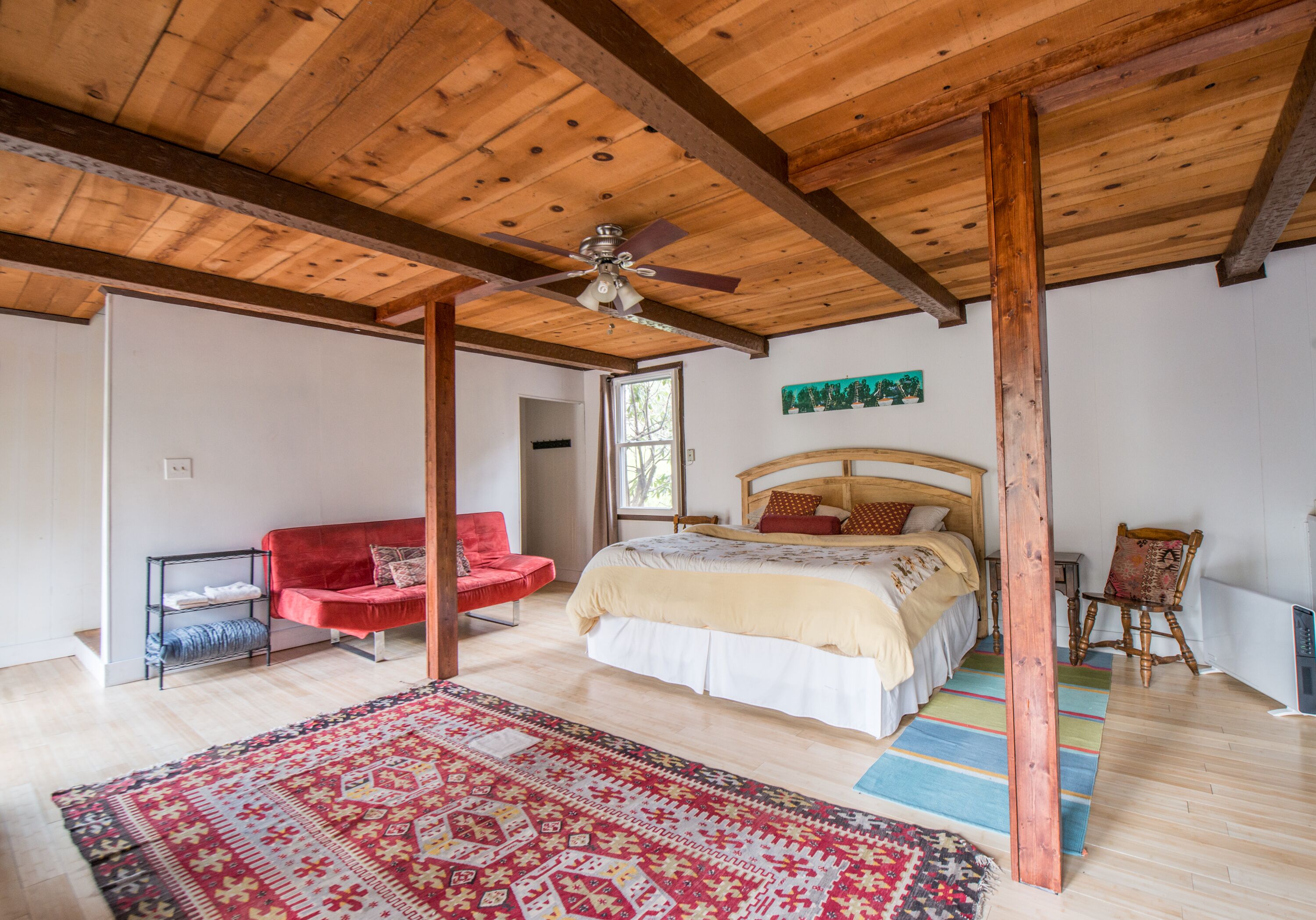 An original Black Mountain College cottage in a private wooded property