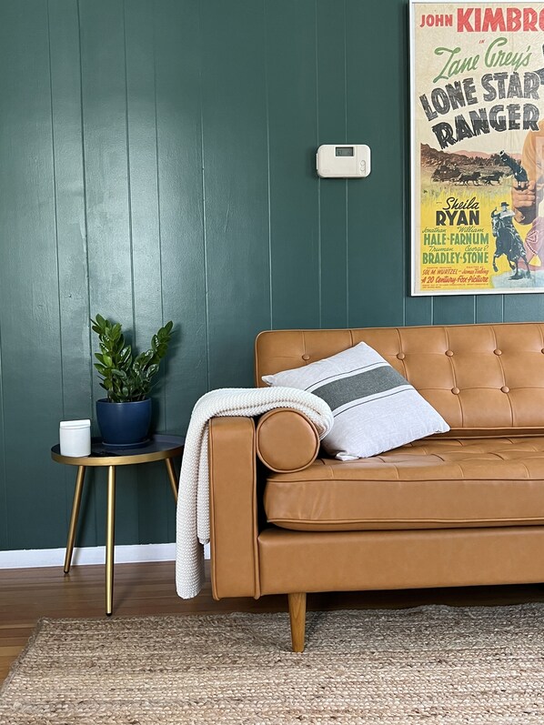 Smart TV, fireplace, offices, computer monitors