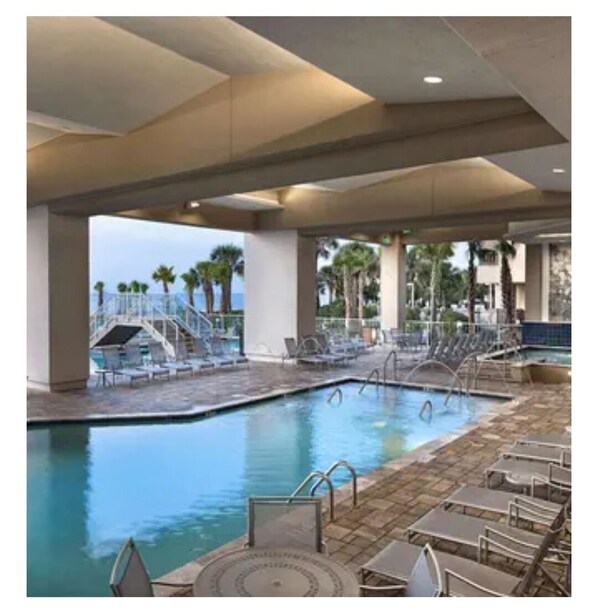 Indoor pool, outdoor pool